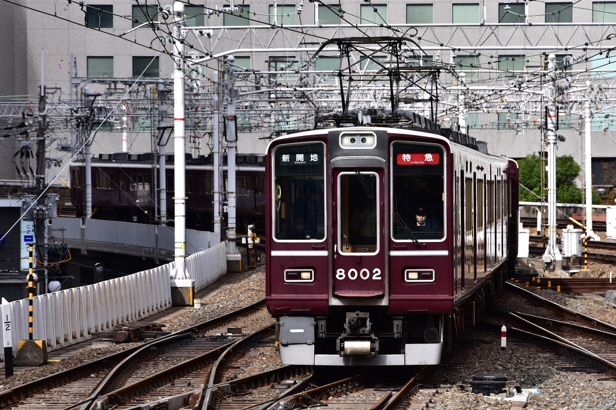 阪急電鉄 西宮車庫 8000系 8002F