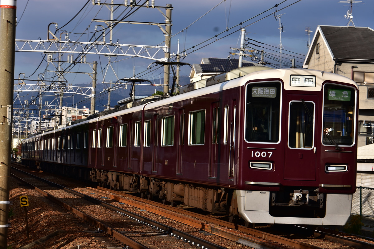 阪急電鉄 西宮車庫 1000系 1007F