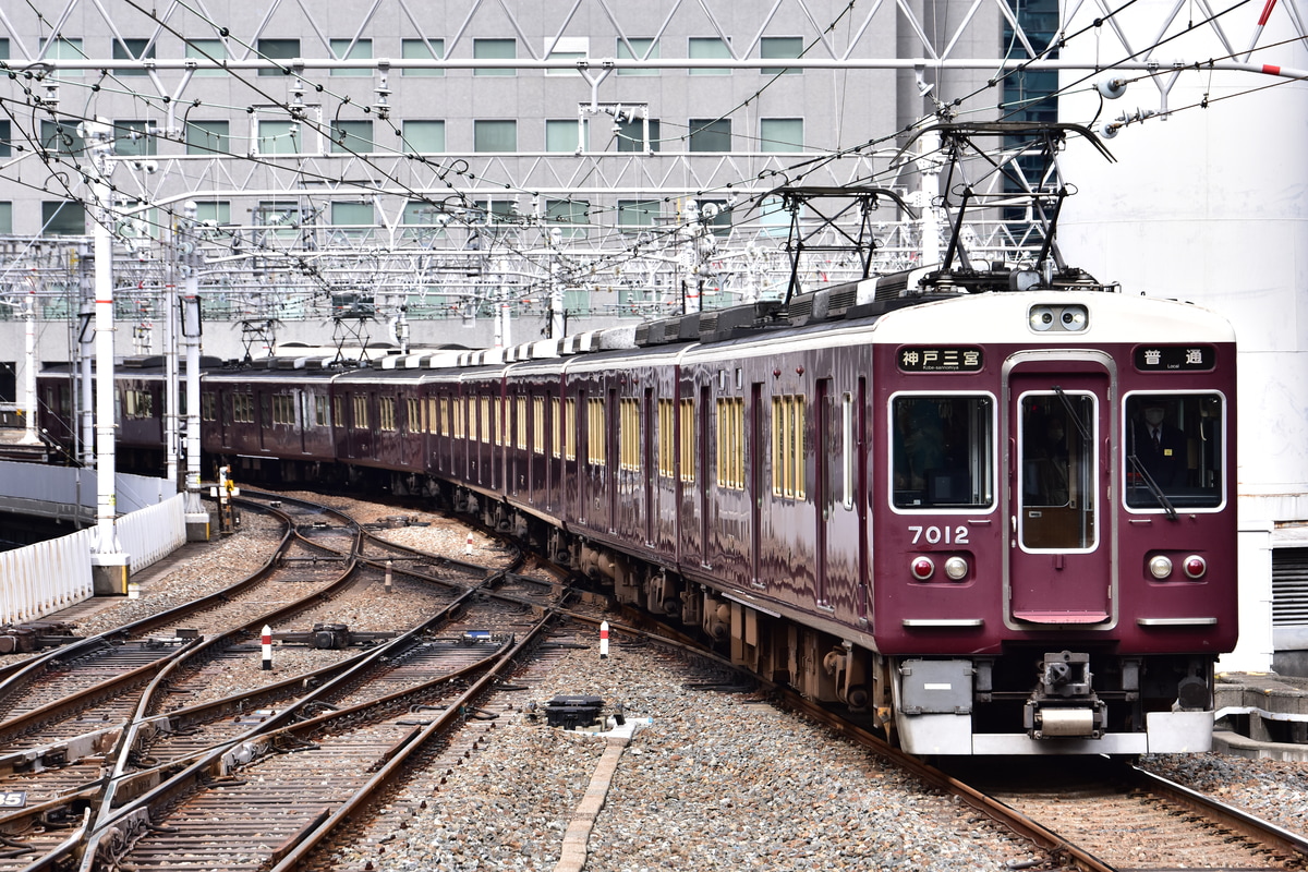 阪急電鉄 西宮車庫 7000系 7012F