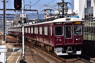 阪急電鉄 平井車庫 7000系 7011F