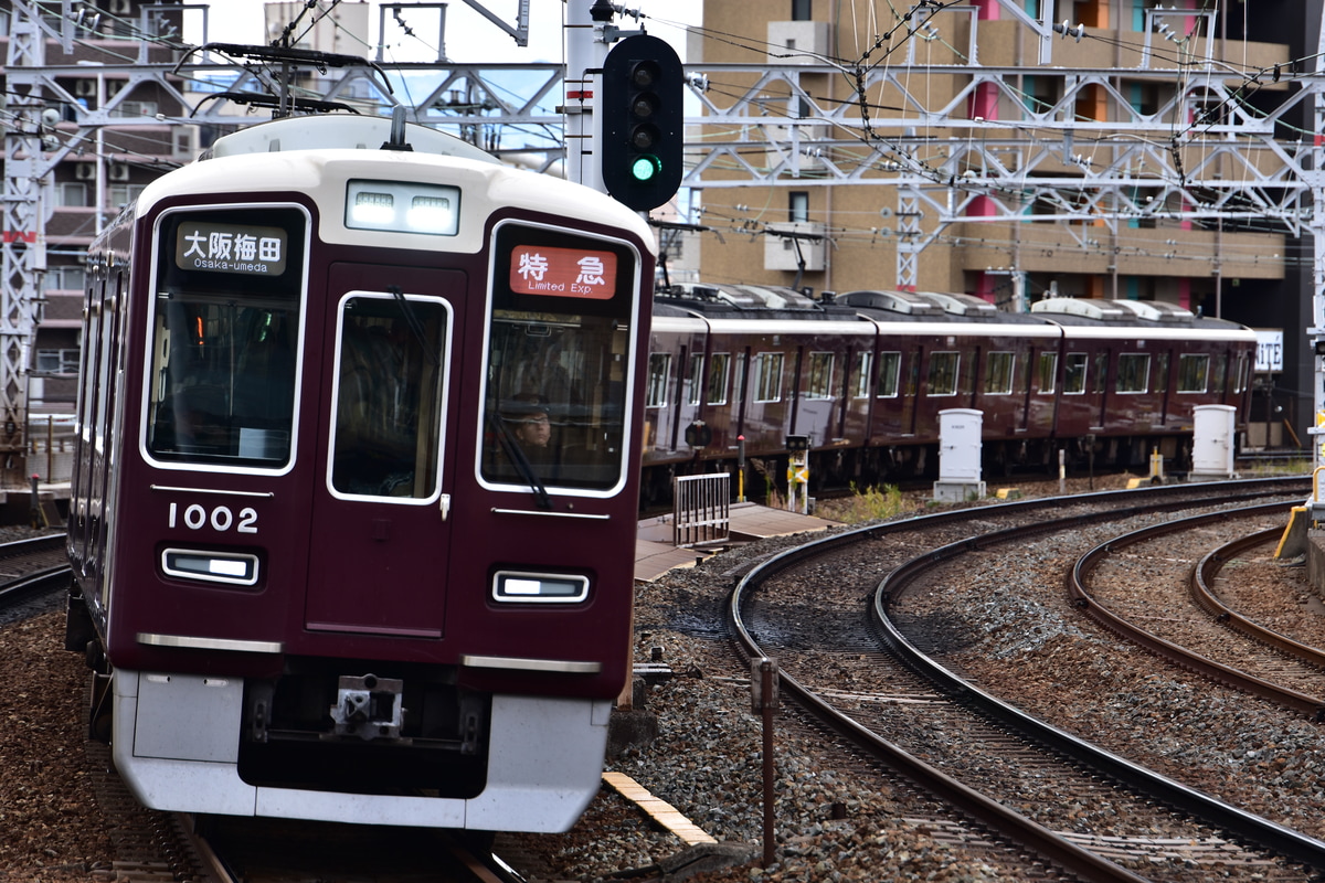 阪急電鉄 西宮車庫 1000系 1002F