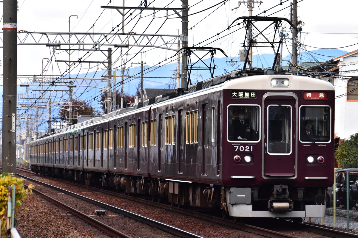 阪急電鉄 西宮車庫 7000系 7021F