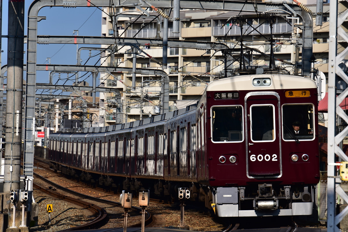 能勢電鉄 平井車庫 6000系 6002F