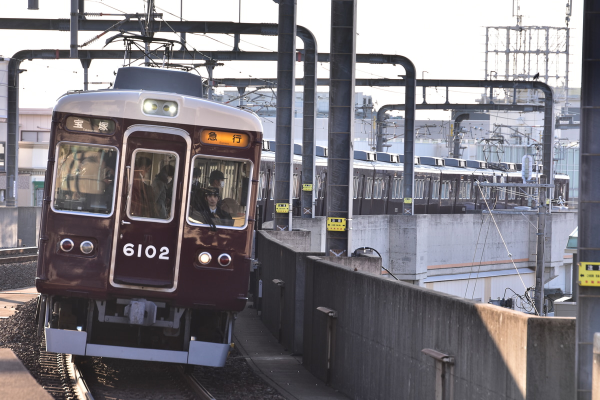 能勢電鉄 平井車庫 6000系 6002F