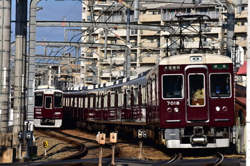 阪急電鉄 平井車庫 7000系 7018F