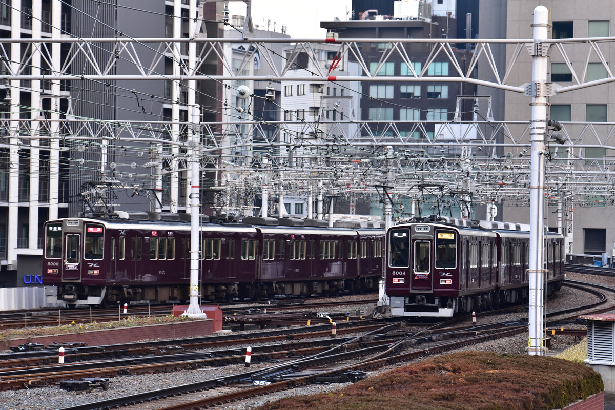 阪急電鉄 西宮車庫 8000系 8000F