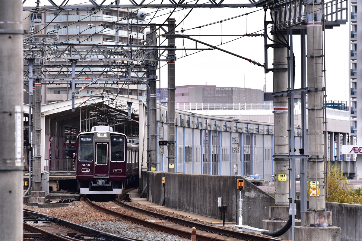 阪急電鉄 平井車庫 8000系 8006F