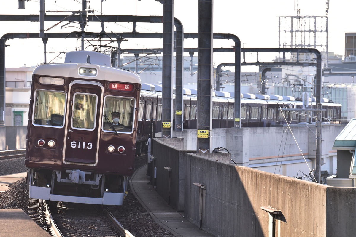 阪急電鉄 平井車庫 6000系 6013F