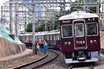 阪急電鉄 平井車庫 7000系 7024F