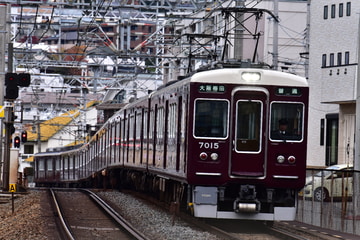 阪急電鉄 平井車庫 7000系 7015F