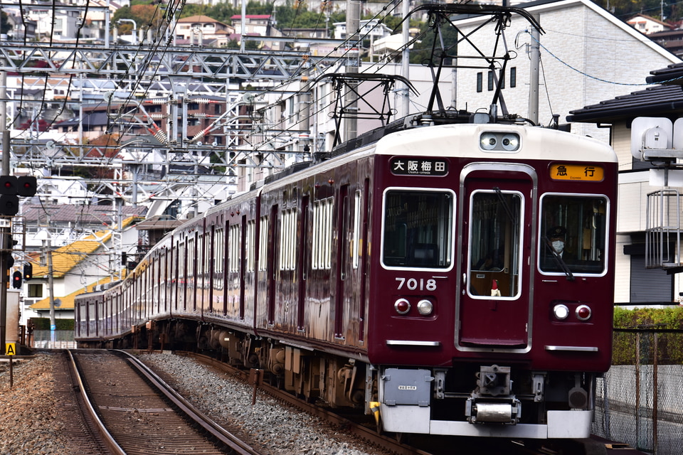 阪急7000系7018×8R(7018F)(7018編成)の編成データ、編成表