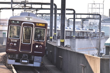 阪急電鉄 平井車庫 7000系 7015F