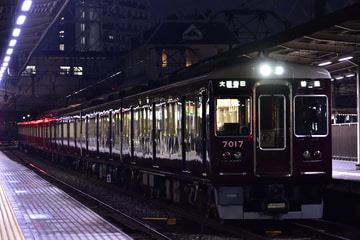 阪急電鉄 西宮車庫 7000系 7017F