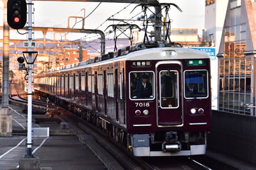 阪急電鉄 平井車庫 7000系 7018F