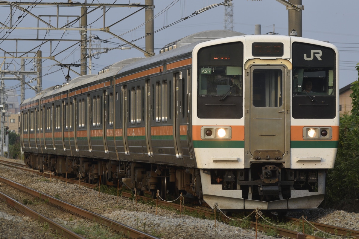 JR東日本 高崎車両センター 211系 タカA27編成