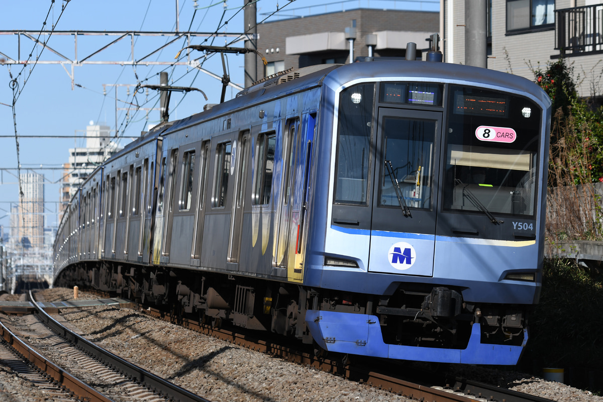 横浜高速鉄道 元住吉検車区 Y500系 Y514F