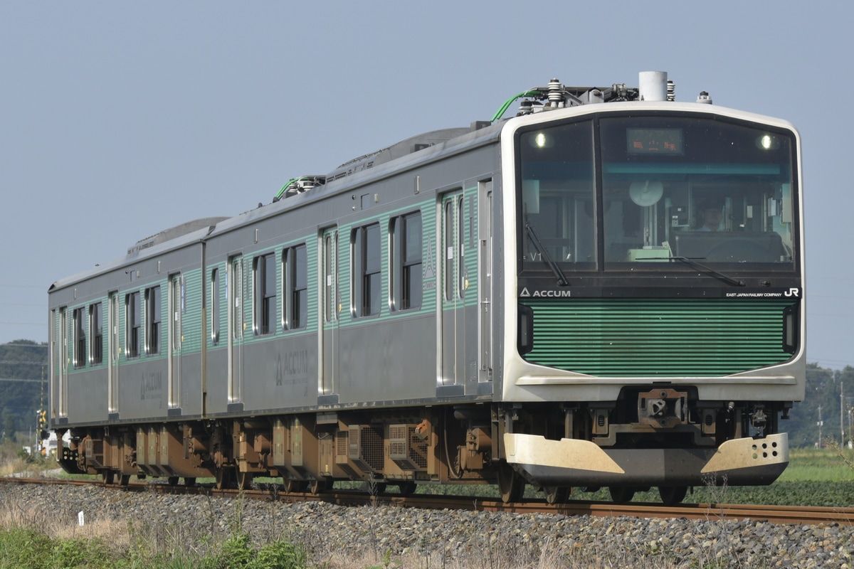 JR東日本 小山車両センター EV-E301系 ヤマV1編成