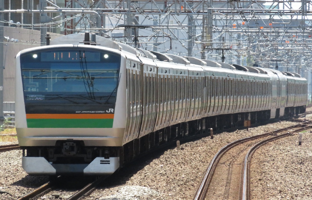 JR東日本 国府津車両センター E233系 コツE-65編成