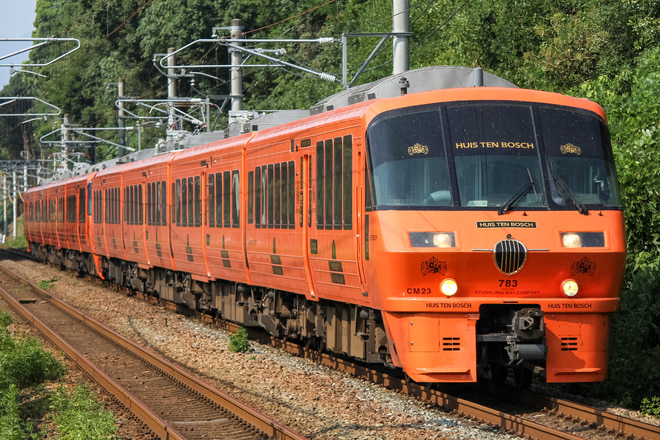 南福岡車両区783系CM23編成を天拝山～原田間で撮影した写真