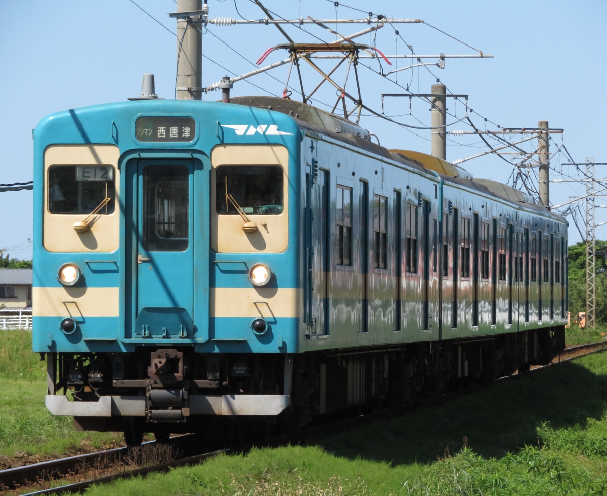 JR九州 唐津鉄道事業部唐津車両センター 103系 E12編成