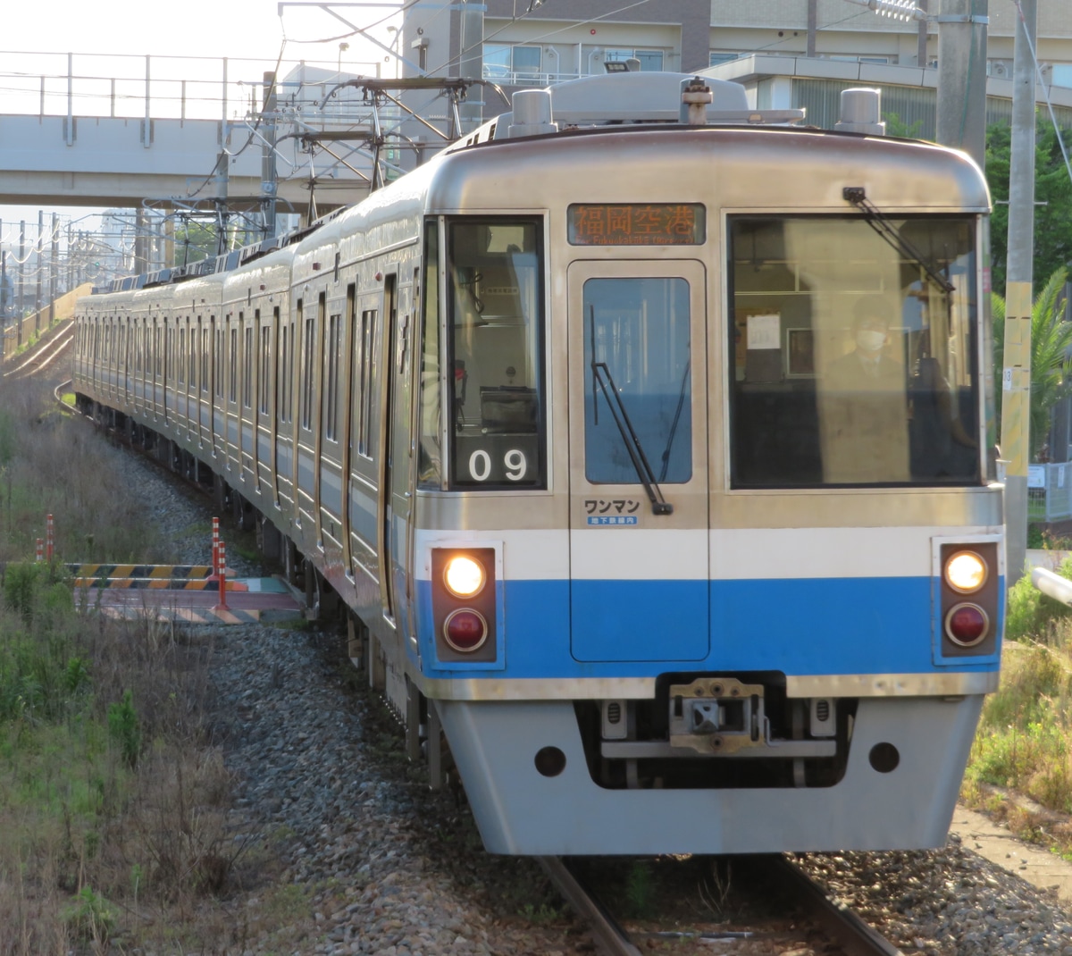 福岡市交通局 姪浜車両基地 1000系 09編成