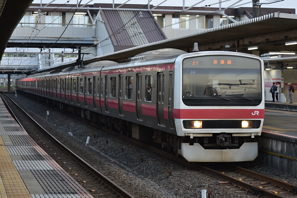 JR東日本 京葉車両センター 209系 ケヨ34編成