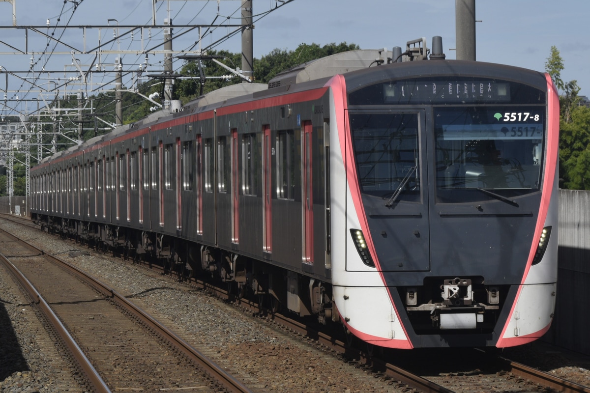 東京都交通局 馬込車両検修場 5500形 5517編成