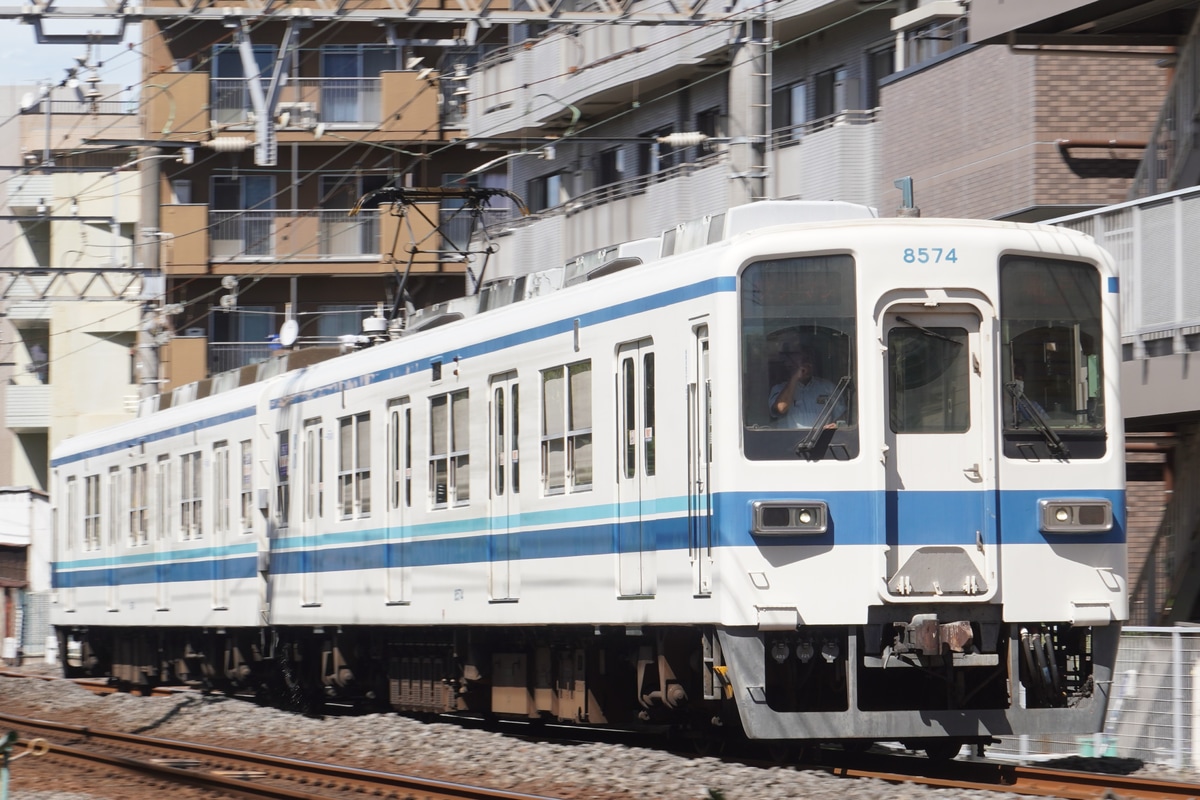 東武鉄道 南栗橋車両管区春日部支所 8000系 8574F