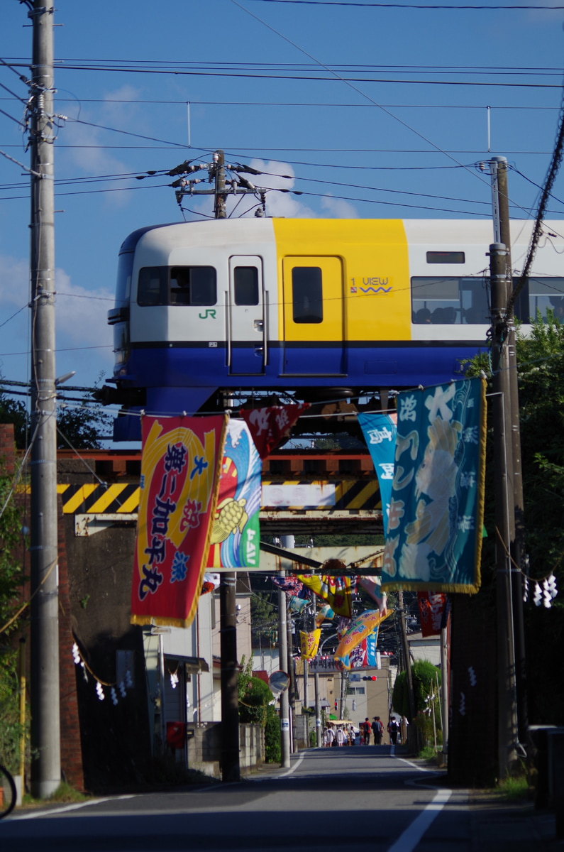 JR東日本 幕張車両センター本区 255系 マリBe-03編成