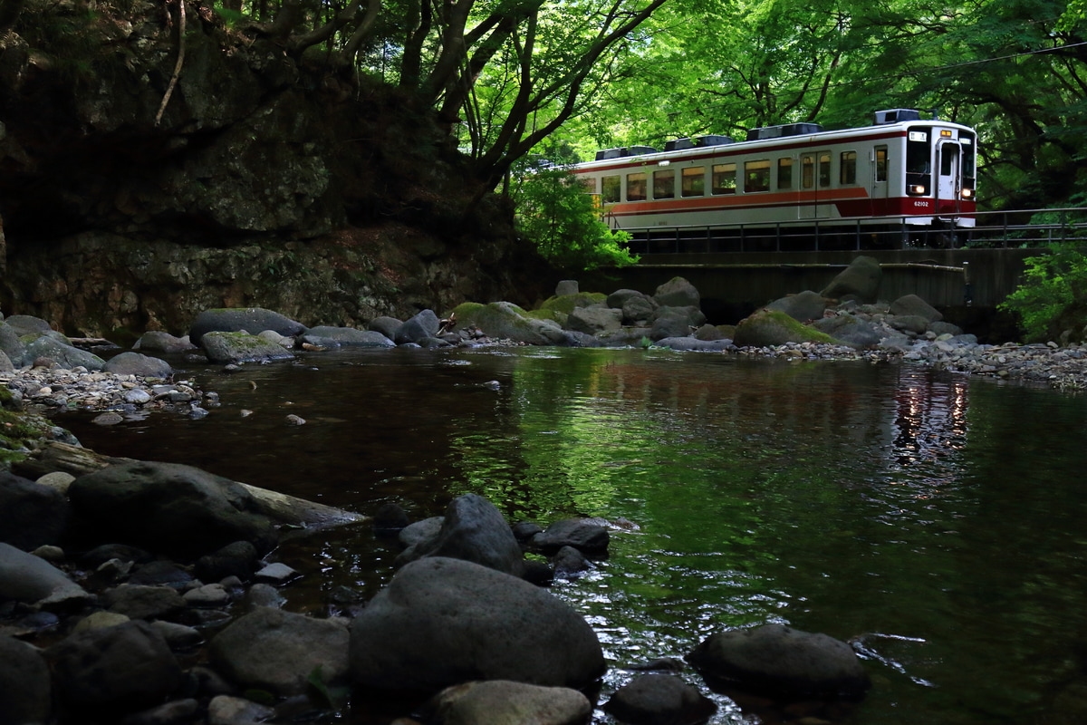 野岩鉄道 南栗橋車両管区新栃木出張所 6050系 61102F