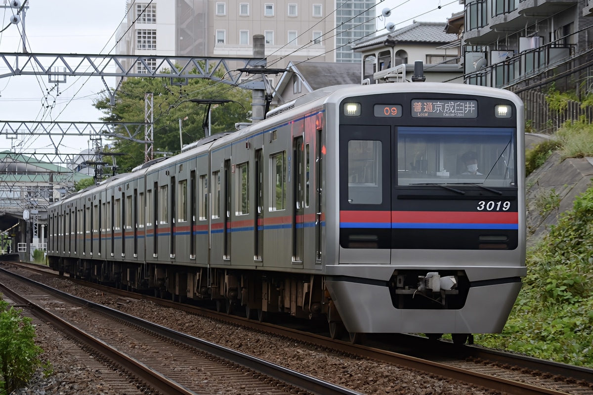 京成電鉄 宗吾車両基地 3000形 3019編成