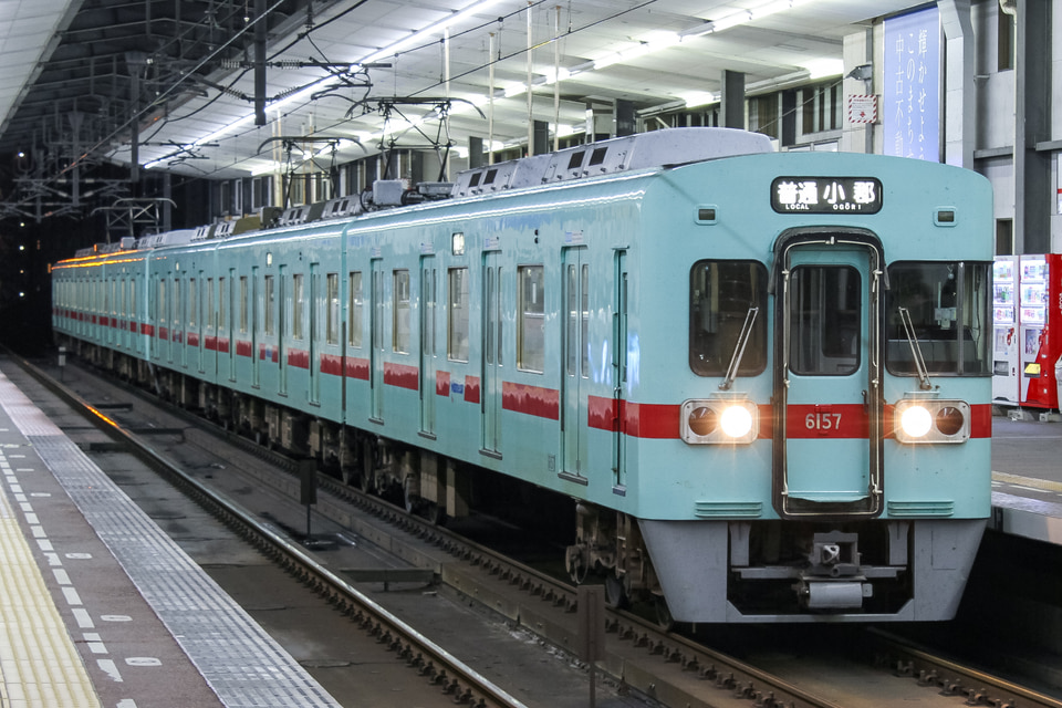 西鉄6050形6157F(6157編成)の編成データ、編成表、ニュース
