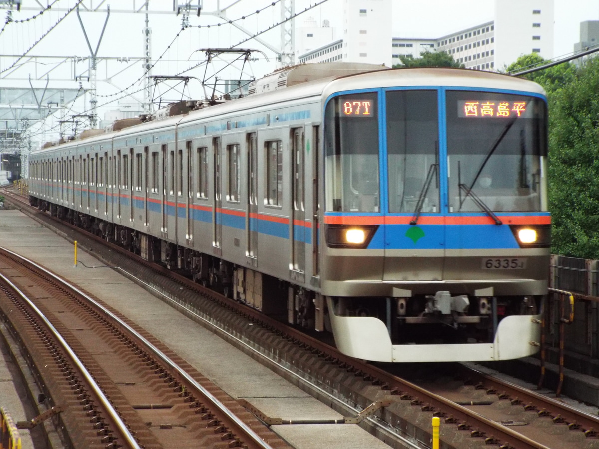 東京都交通局 志村車両検修場 6300形 