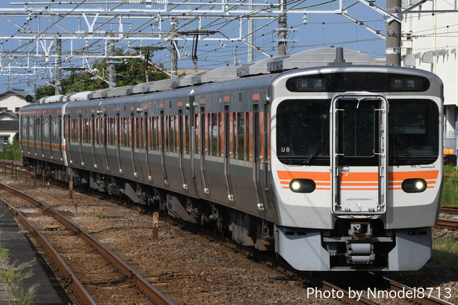 静岡車両区315系U8を三島駅で撮影した写真