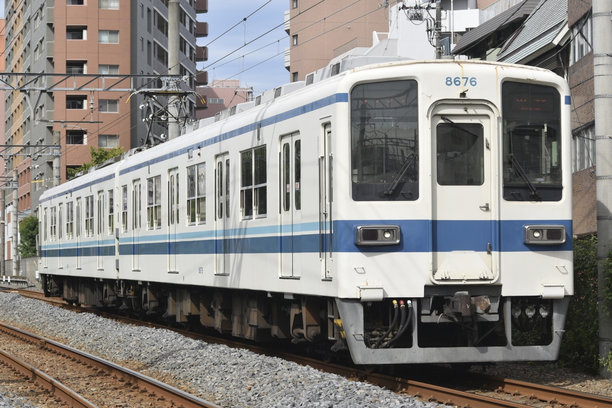 東武鉄道 南栗橋車両管区春日部支所 8000系 8576F