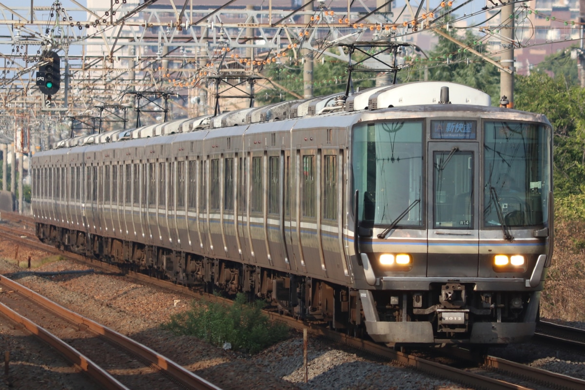 JR西日本 網干総合車両所本所 223系 ホシW14編成