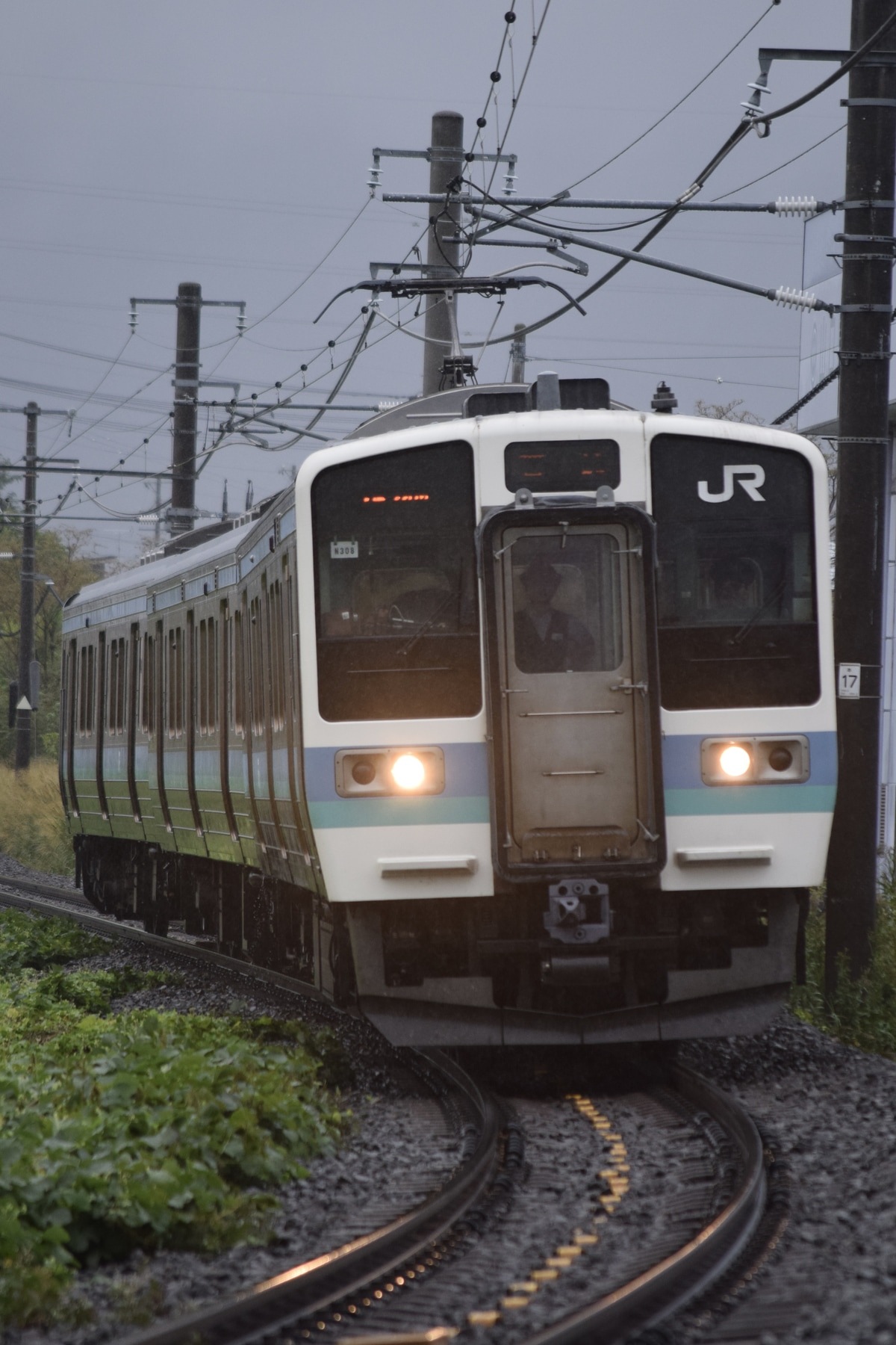 JR東日本 長野総合車両センター 211系 ナノN308編成