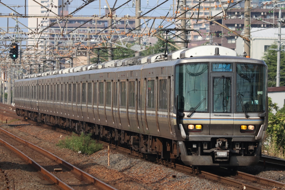 JR西日本 網干総合車両所本所 223系 ホシW10編成