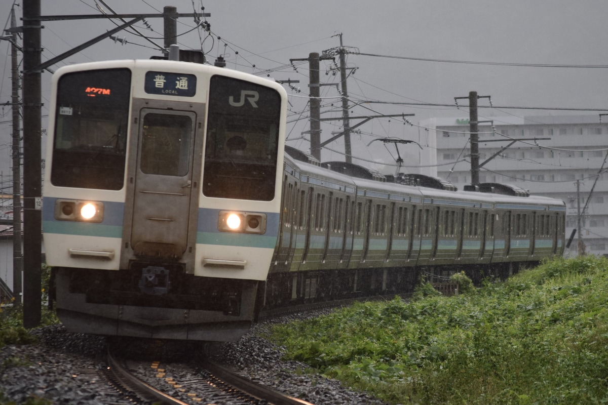 JR東日本 長野総合車両センター 211系 ナノN613編成