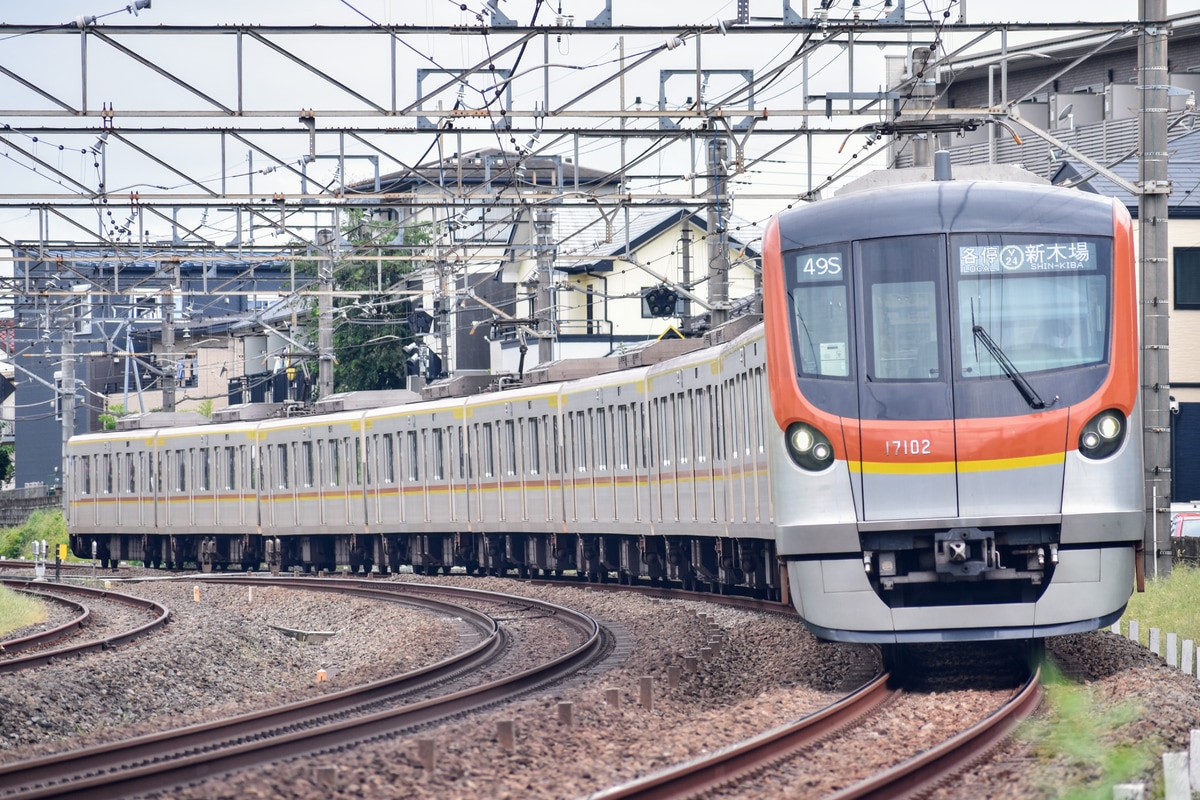 東京メトロ 和光検車区 17000系 17102F