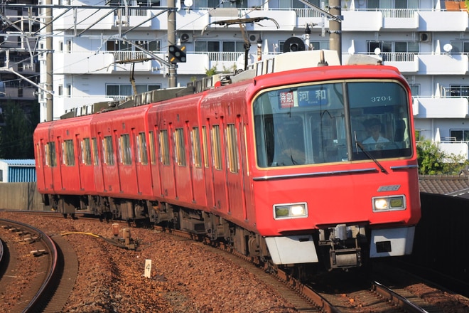 犬山検査場3700系3704Fを豊田本町駅で撮影した写真