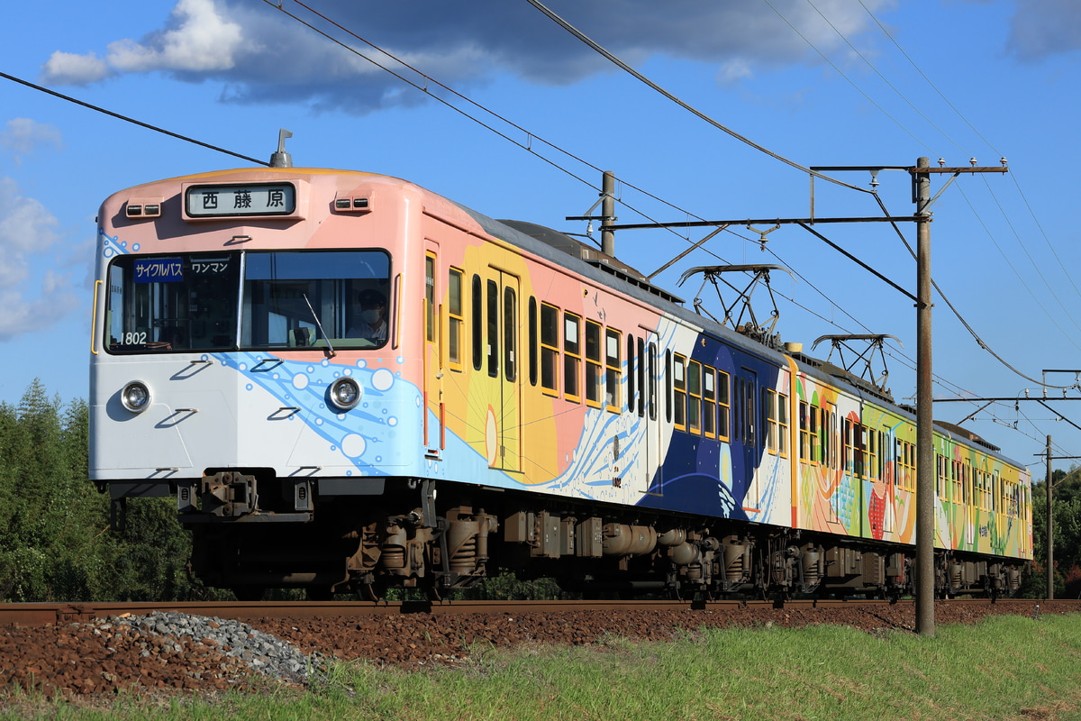 三岐鉄道 保々車両区 801系 801F