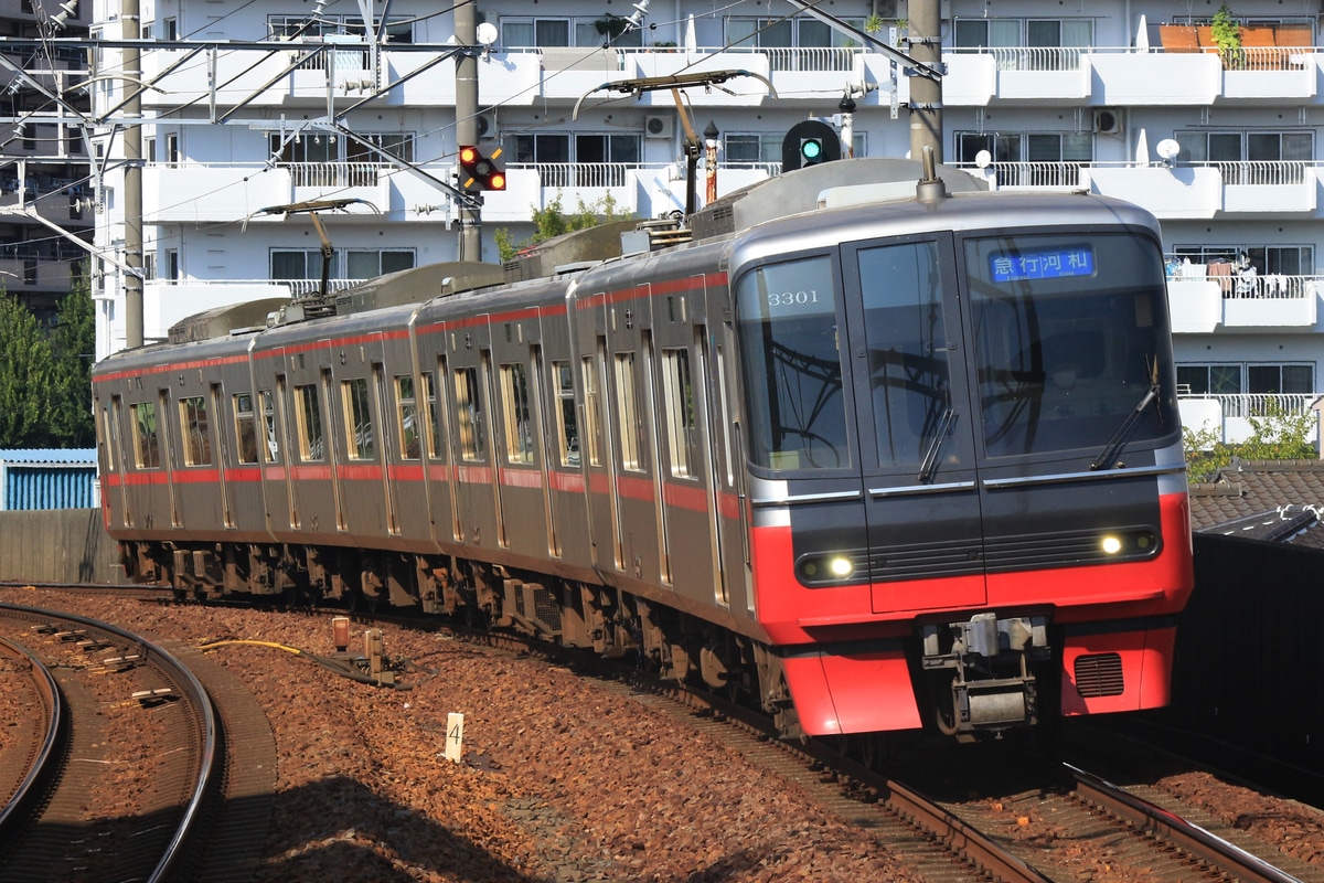 名古屋鉄道 新川検車区 3300系 3301F