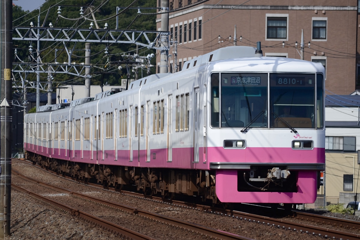 新京成電鉄 くぬぎ山車両基地 8800形 8810編成