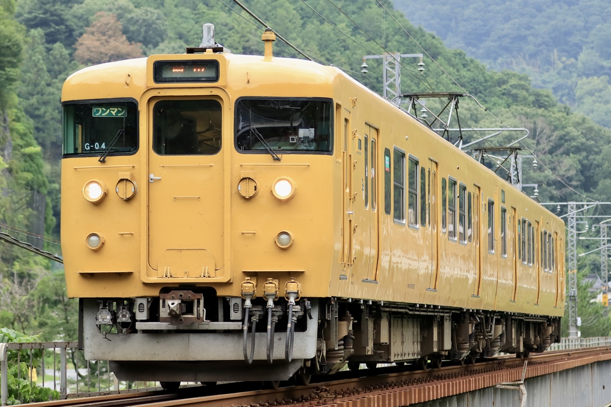 JR西日本 下関総合車両所岡山電車支所 115系 G-04編成