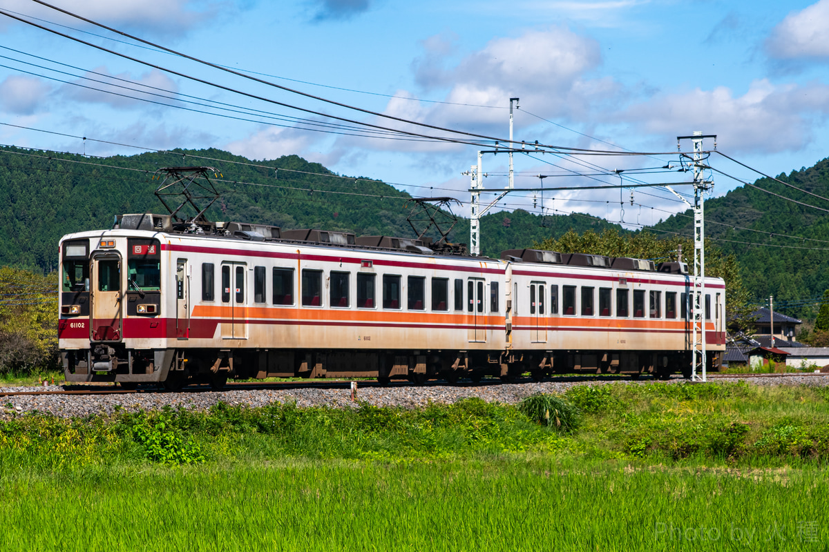 野岩鉄道 南栗橋車両管区新栃木出張所 6050系 61102F