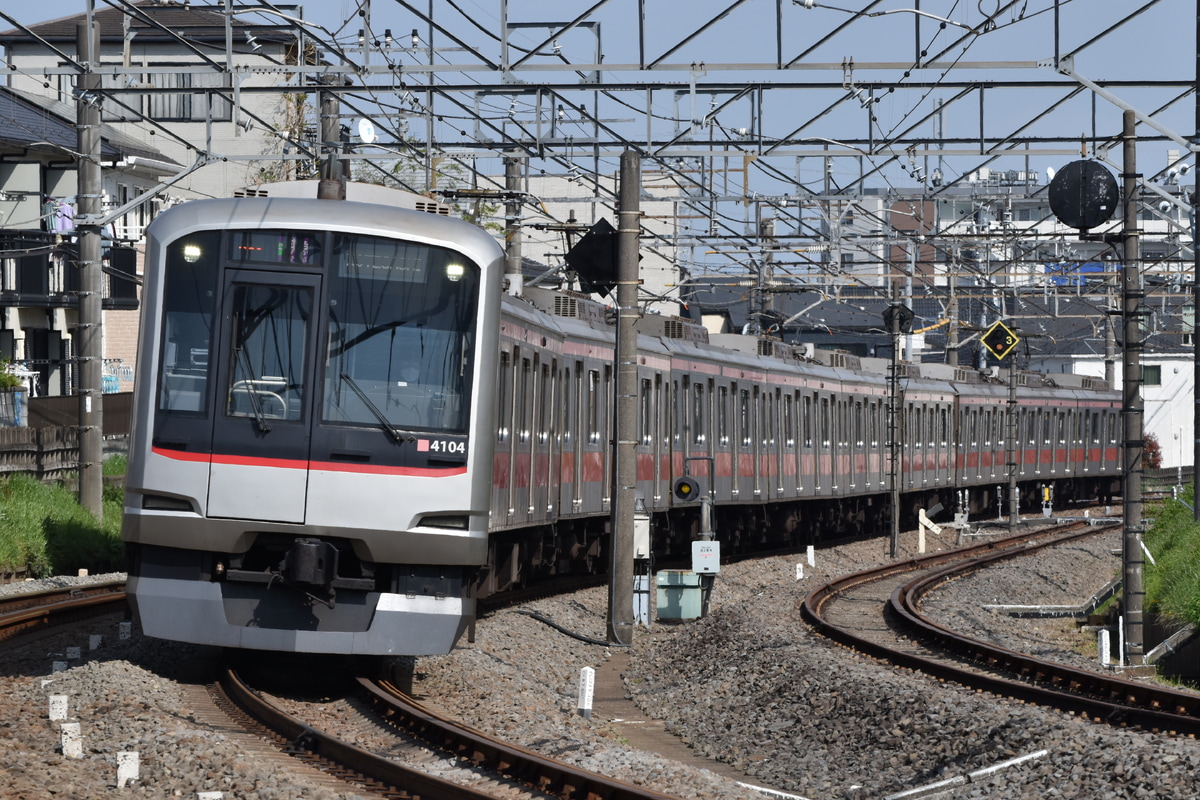 東急電鉄 元住吉検車区 5050系 4104F