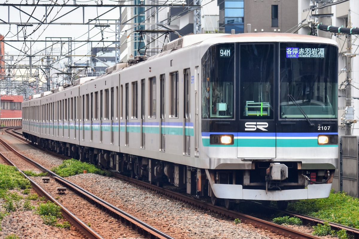 埼玉高速鉄道 浦和美園車両基地 2000系 2107F