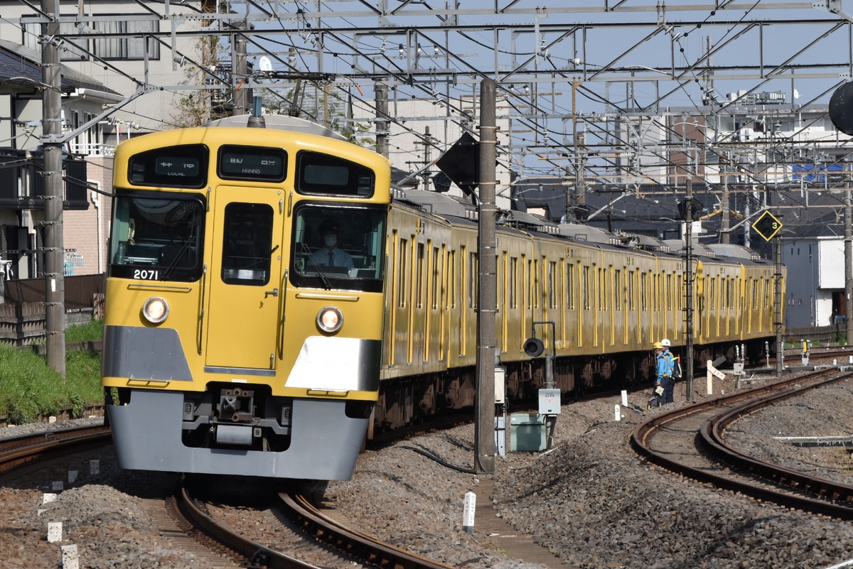 西武鉄道 武蔵丘車両基地 2000系 2071F