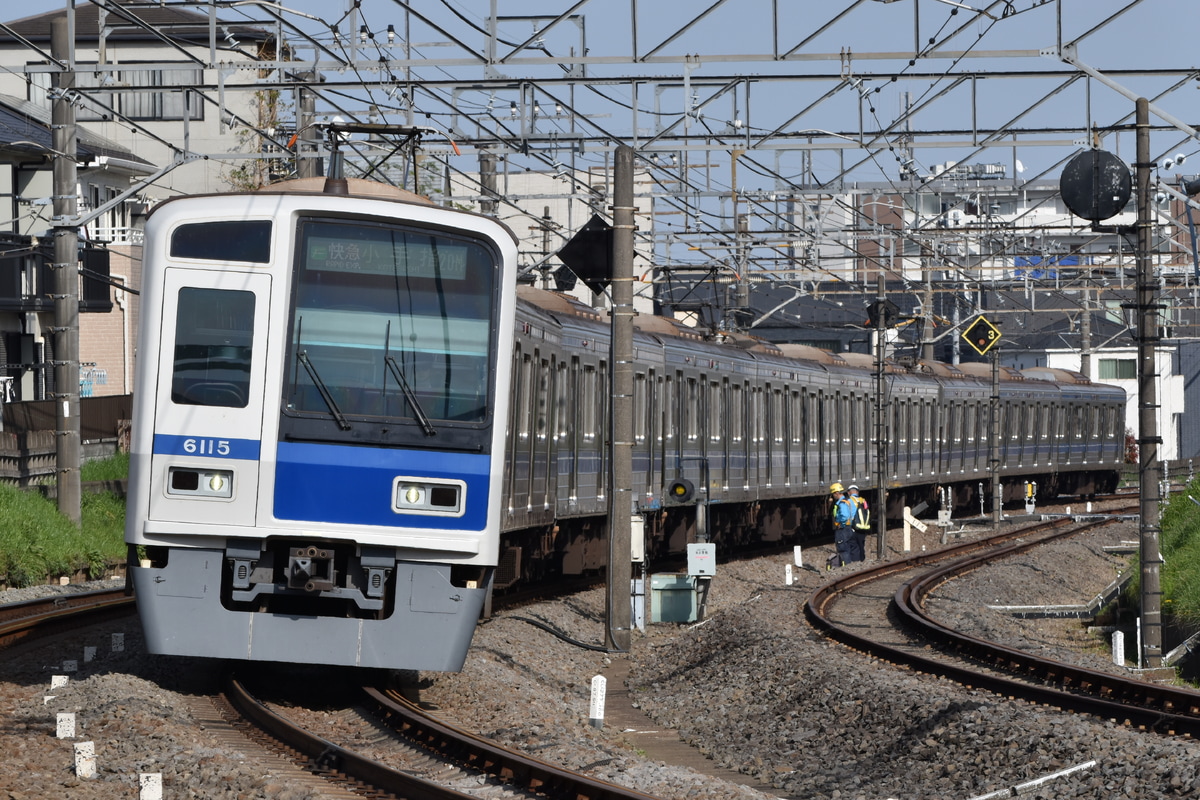 西武鉄道 小手指車両基地 6000系 6115F